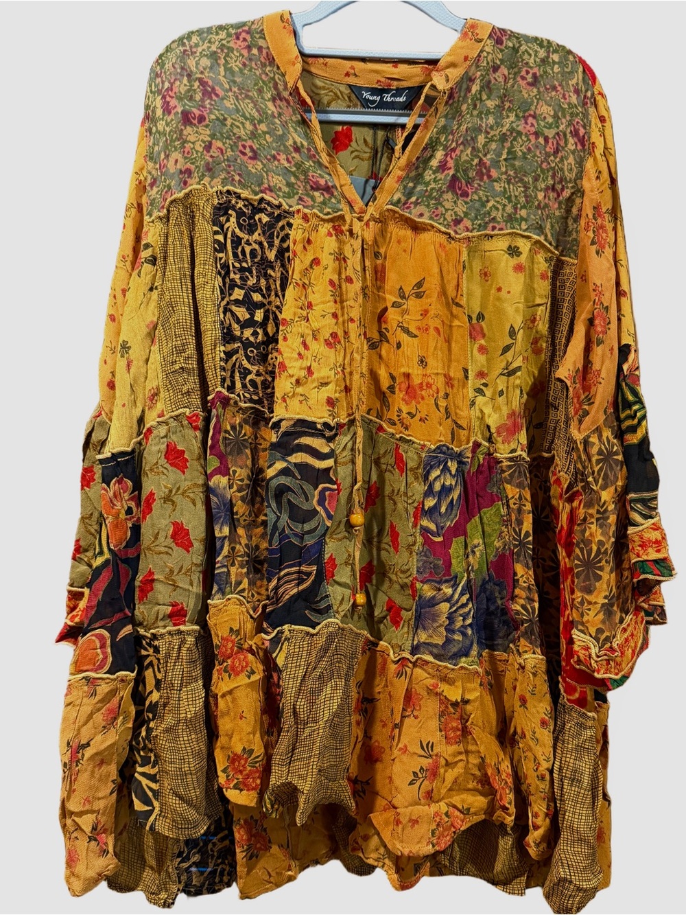 Young Threads Bohemian Patchwork Tunic